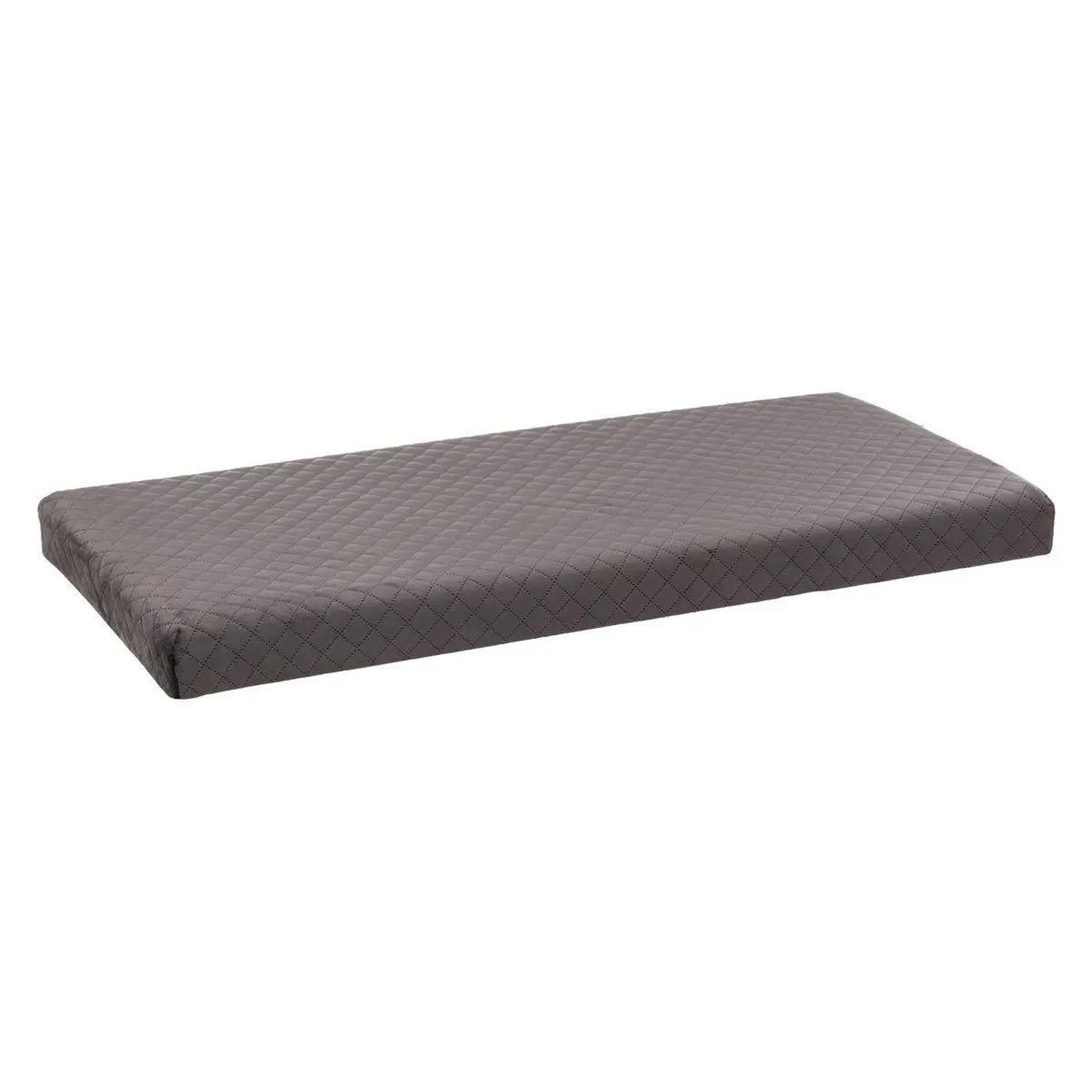 Voir la diapositive 3 : FIVE Pouf & coffre de rangement  velours  76cm gris