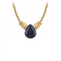 Voir la diapositive 1 : SC BOHEME Collier SC Bohème orné d'une pierre de sable bleue