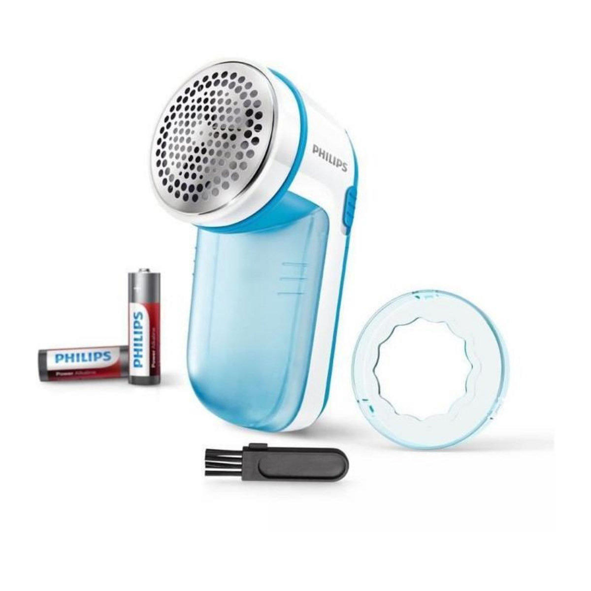 Philips Centrale Vapeur + Rase Peluche - PHILIPS BXA0019/00 - Compact - 6 bars - Effet Pressing 300g/min - Débit vapeur continu 110g/mi