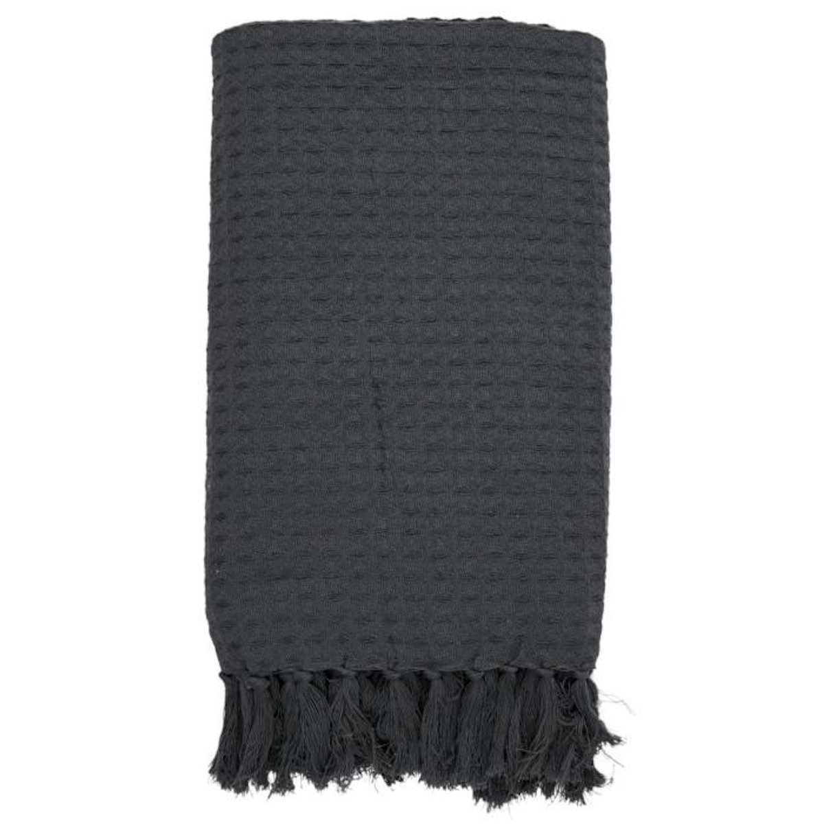 Paris Prix Jeté de Canapé  Gaufré  170x250cm Gris Anthracite