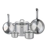ELO Ensemble de 2 Poêles de cuisson 24 et 28 cm et 3 faitouts 12, 16 et 26 cm Elo Profi Citrin