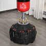 Voir la diapositive 4 : HOMCOM Sac de frappe boxe autoportant punching ball Ø 60 x 180 cm ventouses antidérapantes amortisseurs noir rouge