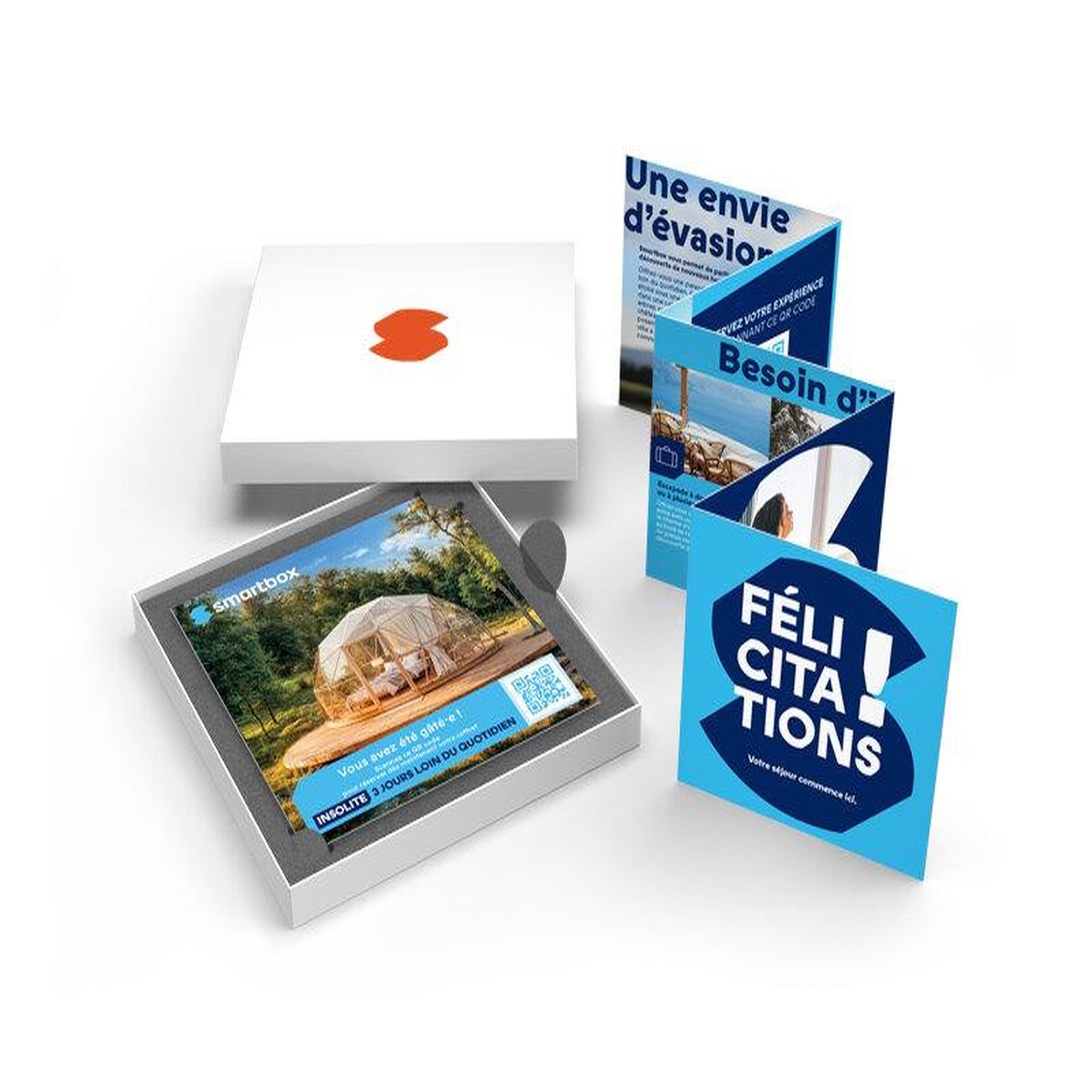 Voir la diapositive 2 : Smartbox Insolite 3 jours loin du quotidien - coffret cadeau séjour