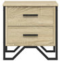 Voir la diapositive 5 : VIDAXL Table de chevet chene sonoma 40x41x40 cm bois d'ingenierie