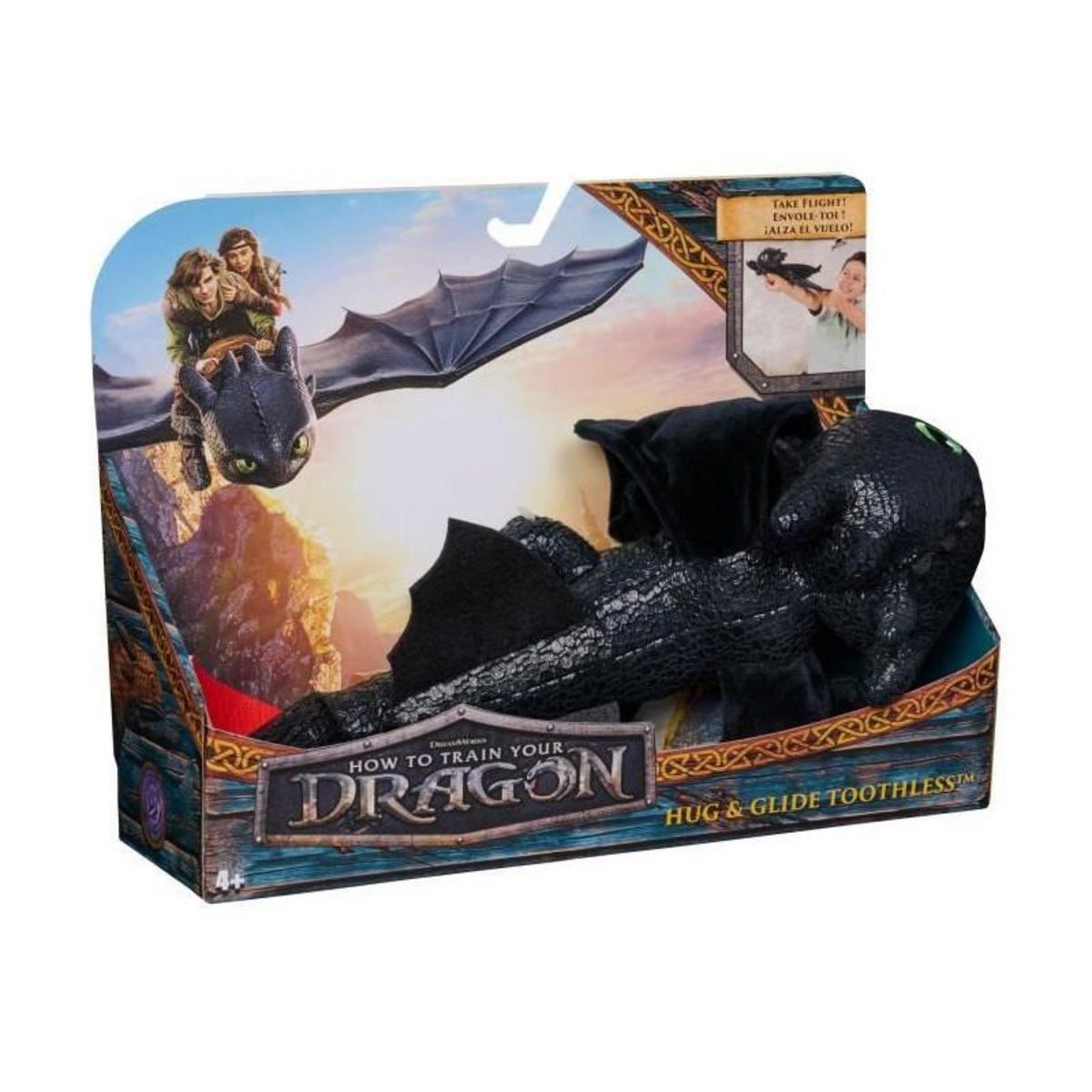 Spin Master SPIN MASTER PELUCHE DELUXE KROKMOU 30 CM Dragons Movie