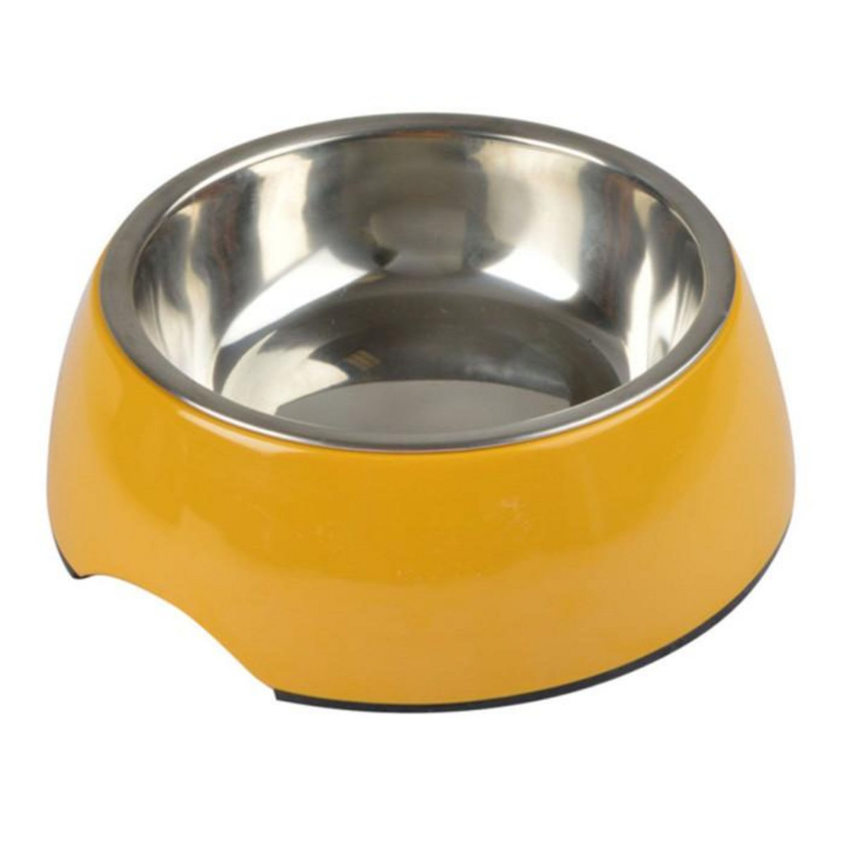 Paris Prix Gamelle pour Chien & Chat  Bol Inox  14cm Moutarde