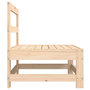 Voir la diapositive 5 : VIDAXL Canapes centraux de jardin 2 pcs bois de pin massif