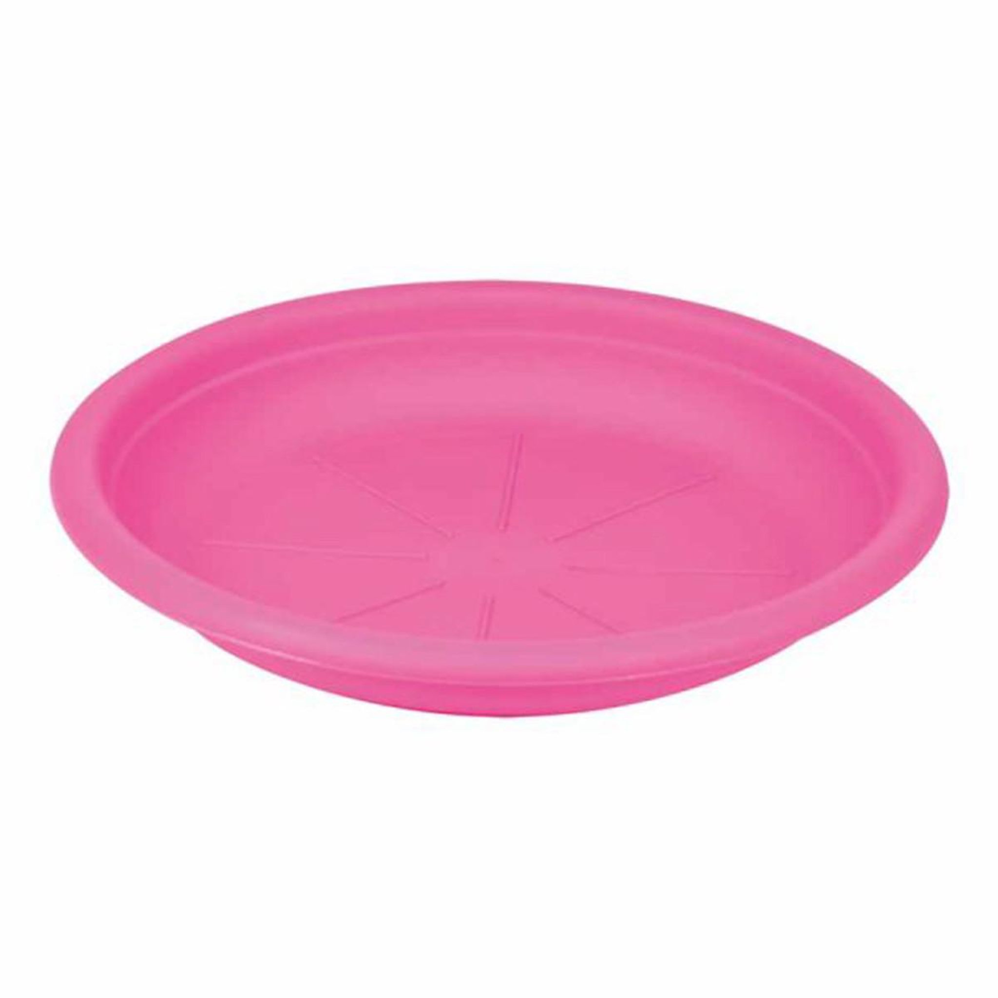HOMEA Soucoupe pour pot  nolwen  18cm fuchsia
