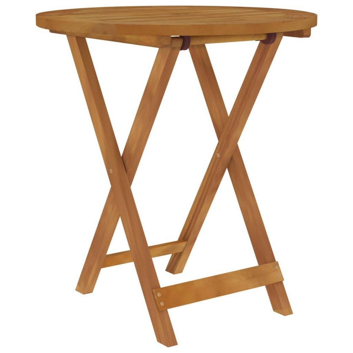 VIDAXL Ensemble a manger de jardin pliable 3 pcs Bois d'acacia solide