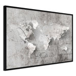 Paris Prix Affiche Murale Encadrée  World of Words. Coloris disponibles : Jaune, Noir
