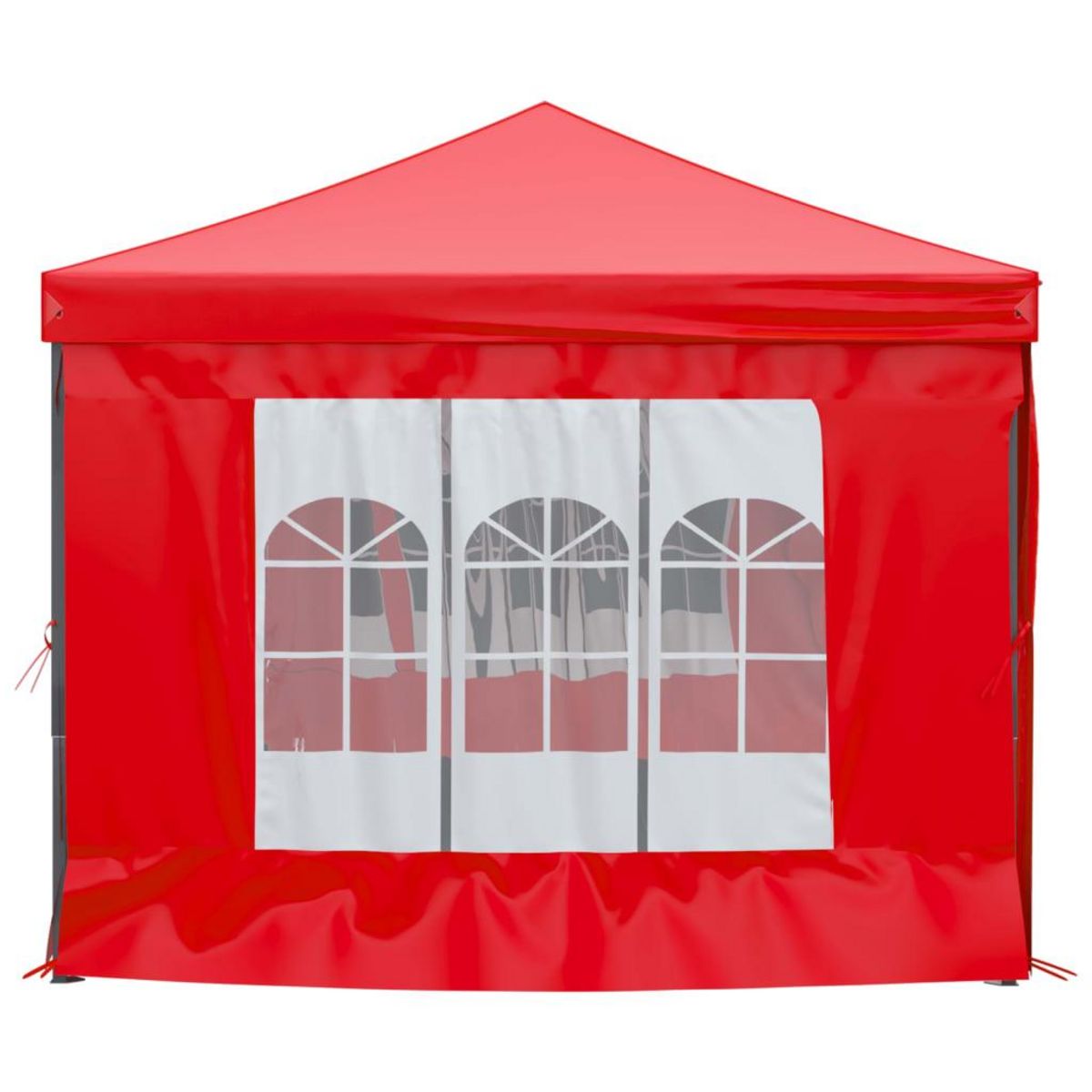 VIDAXL Tente de reception pliable avec parois Rouge 3x6 m