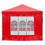 Voir la diapositive 4 : VIDAXL Tente de reception pliable avec parois Rouge 3x6 m