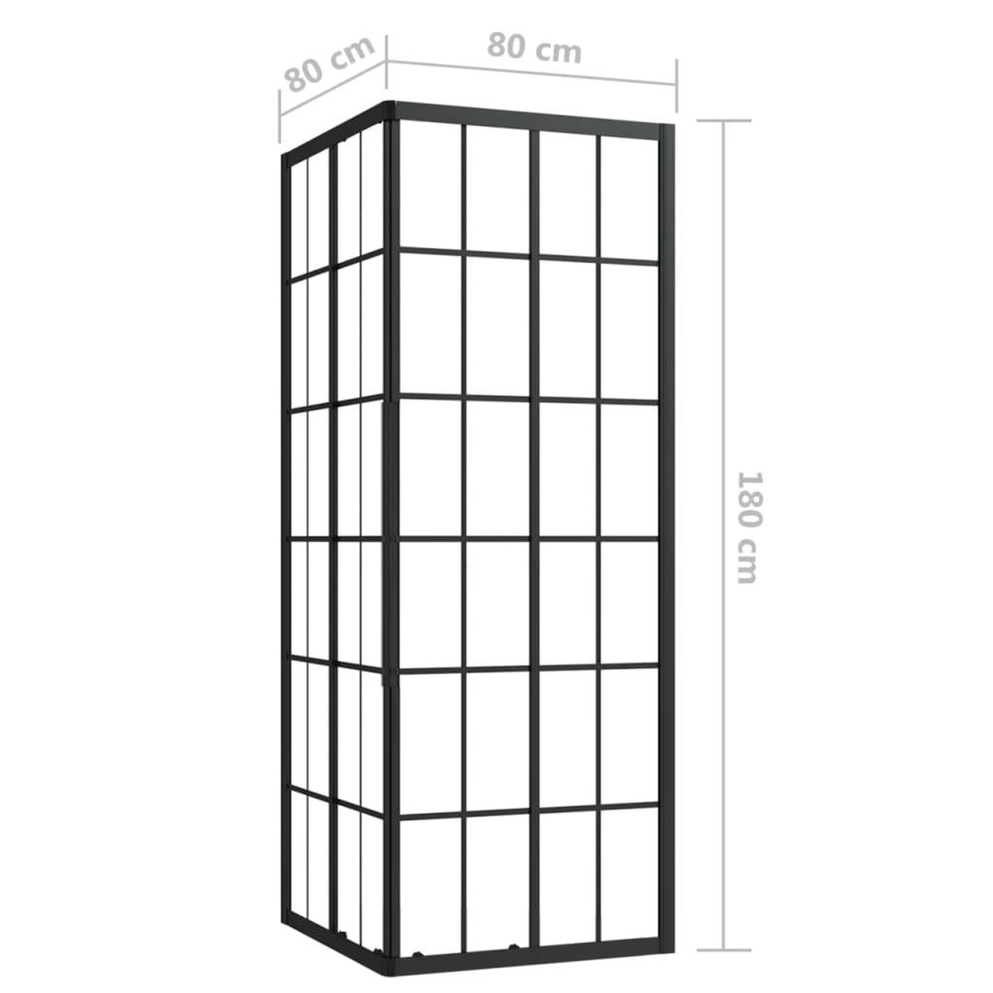 Voir la diapositive 6 : VIDAXL Cabine de douche ESG 80x80x180 cm