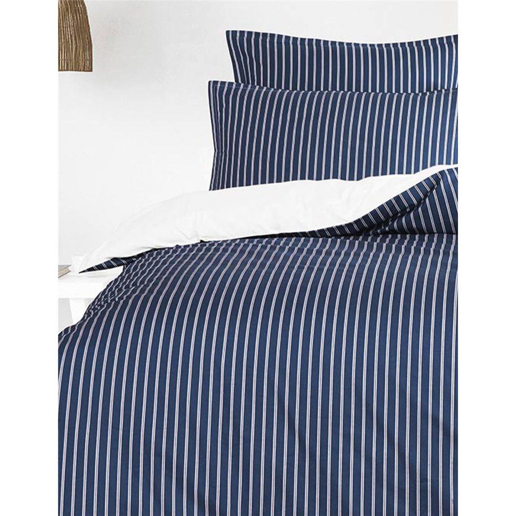 Voir la diapositive 2 : Sensei Maison Housse de couette en percale de coton LINQUIST