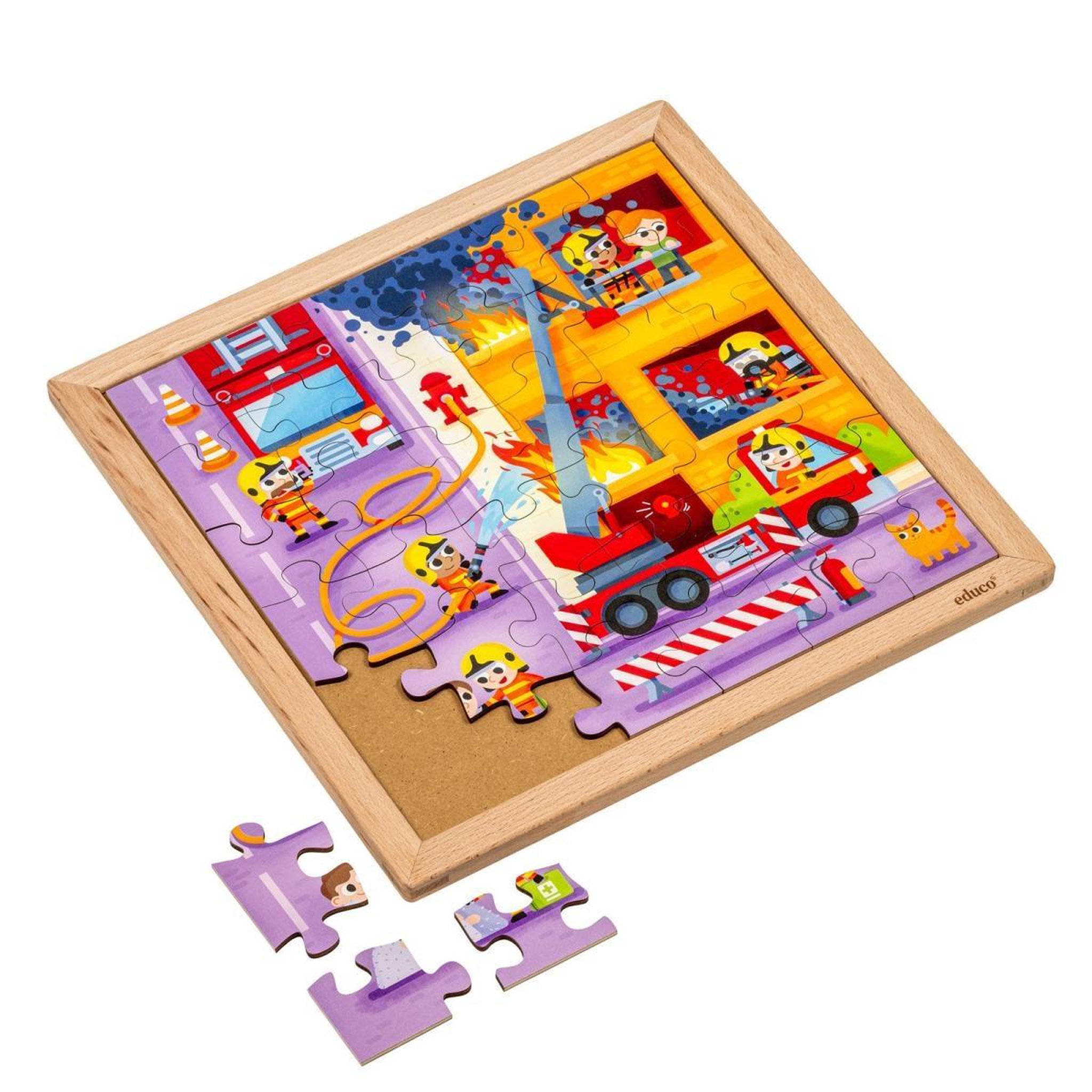 EDUCO Services d'urgence - pompiers — 36 pièces de puzzle