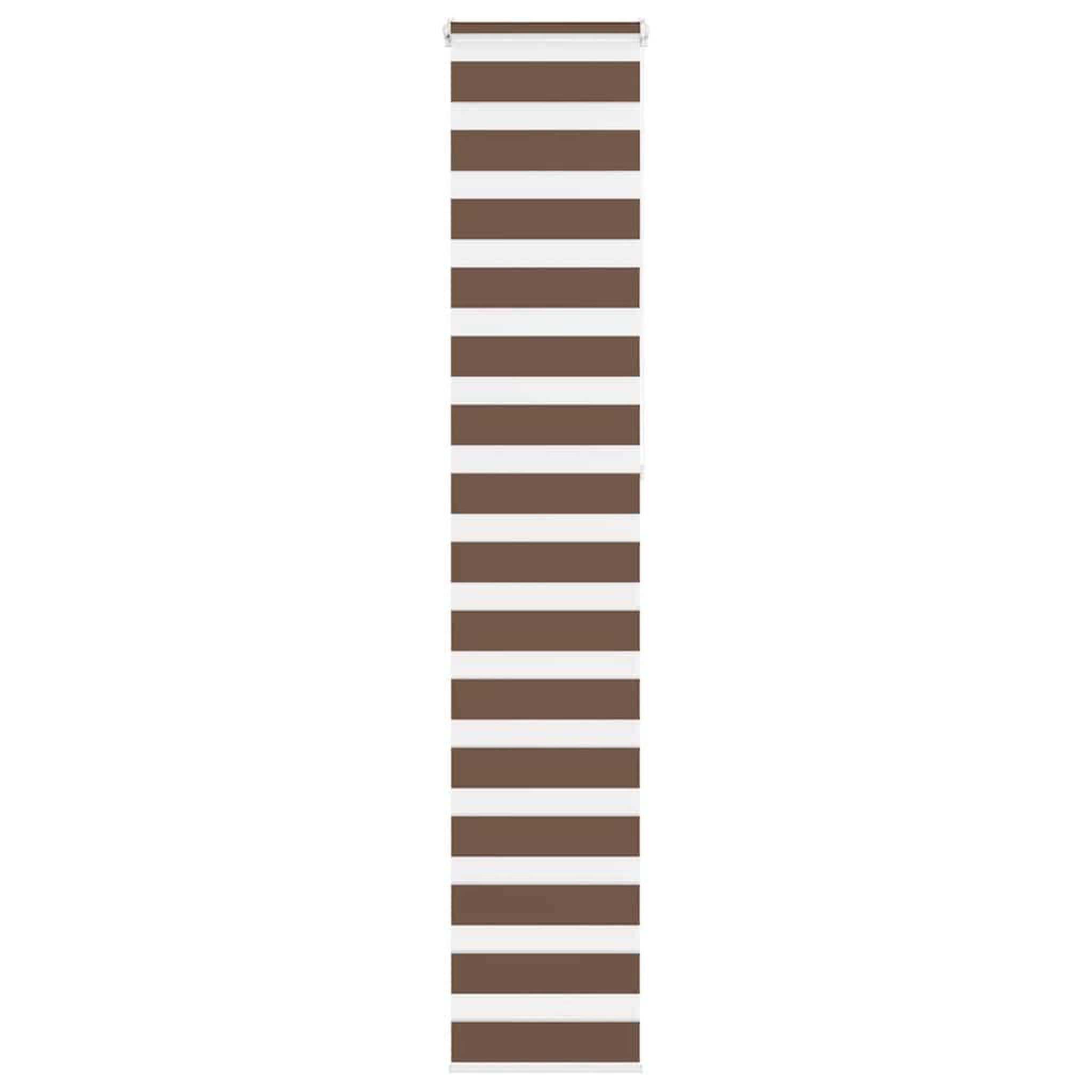 VIDAXL Store zebre marron 40x230 cm largeur du tissu 35,9 cm polyester