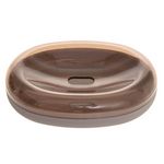 FIVE Porte savon design Twin. Coloris disponibles : Gris, Noir, Marron