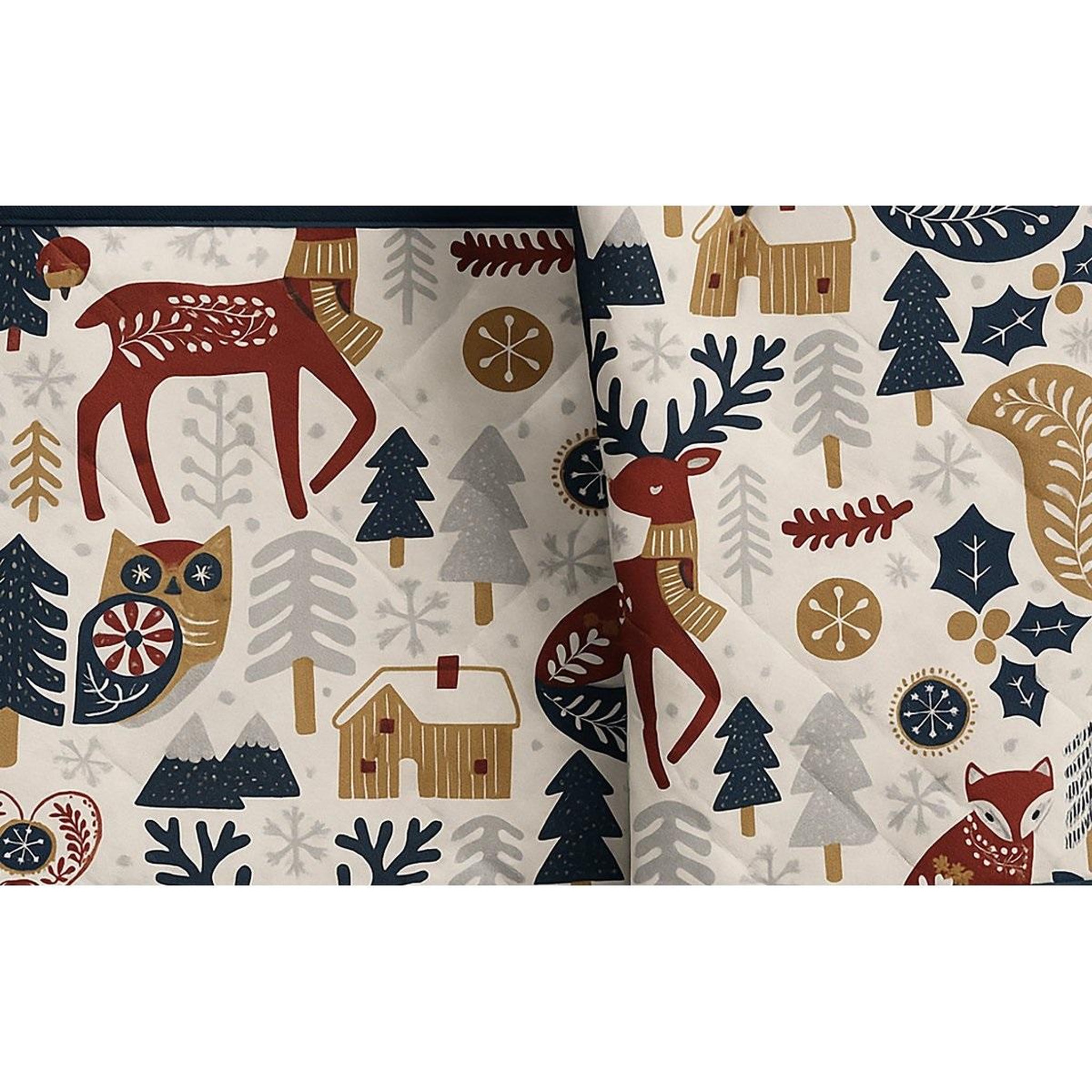 Voir la diapositive 2 : Eden Gant et manique de cuisine animaux d'hiver
