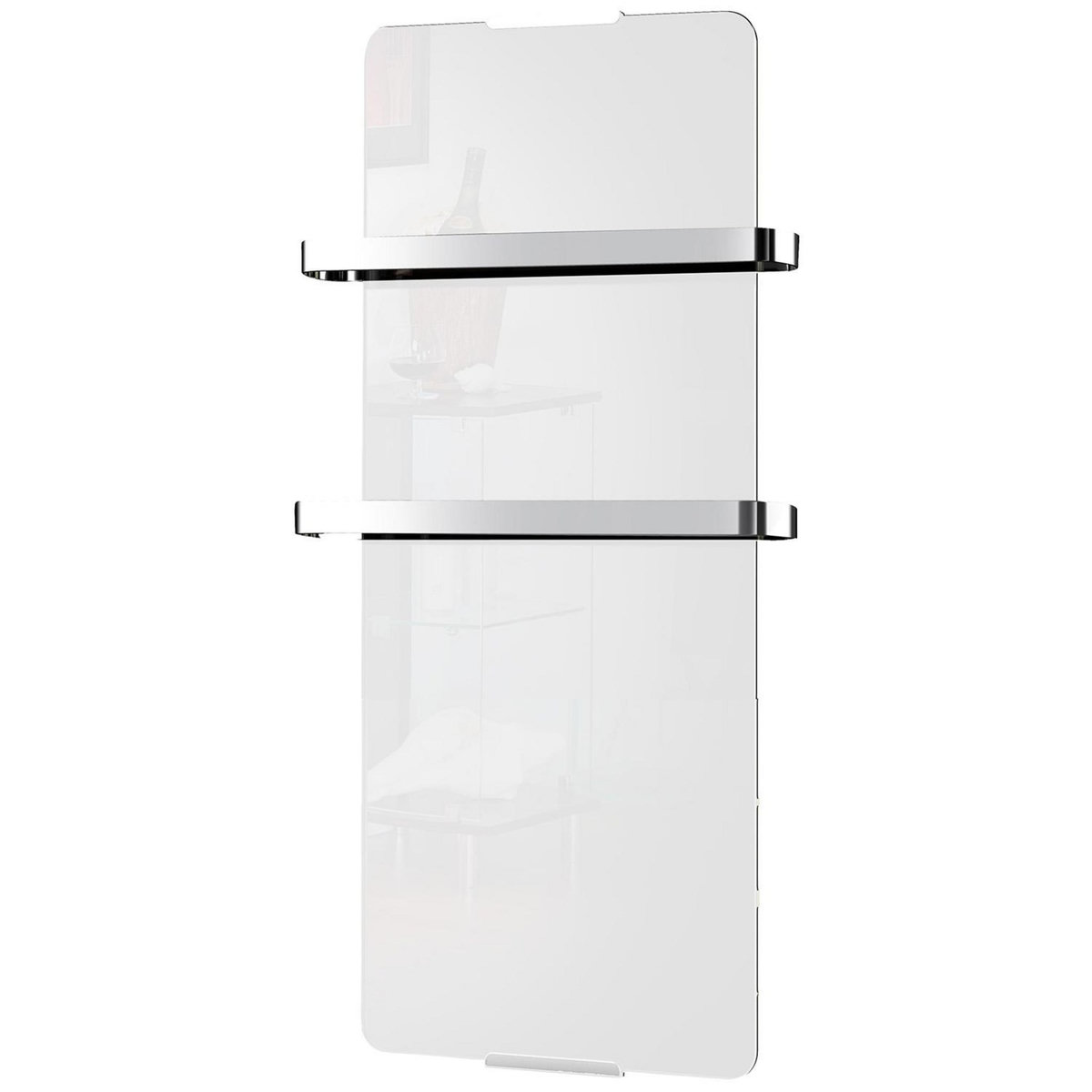 Chemin'arte Radiateur sèche serviette électrique 1200w blanc - 175