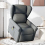 Voir la diapositive 2 : VIDAXL Fauteuil de massage inclinable Gris fonce Tissu