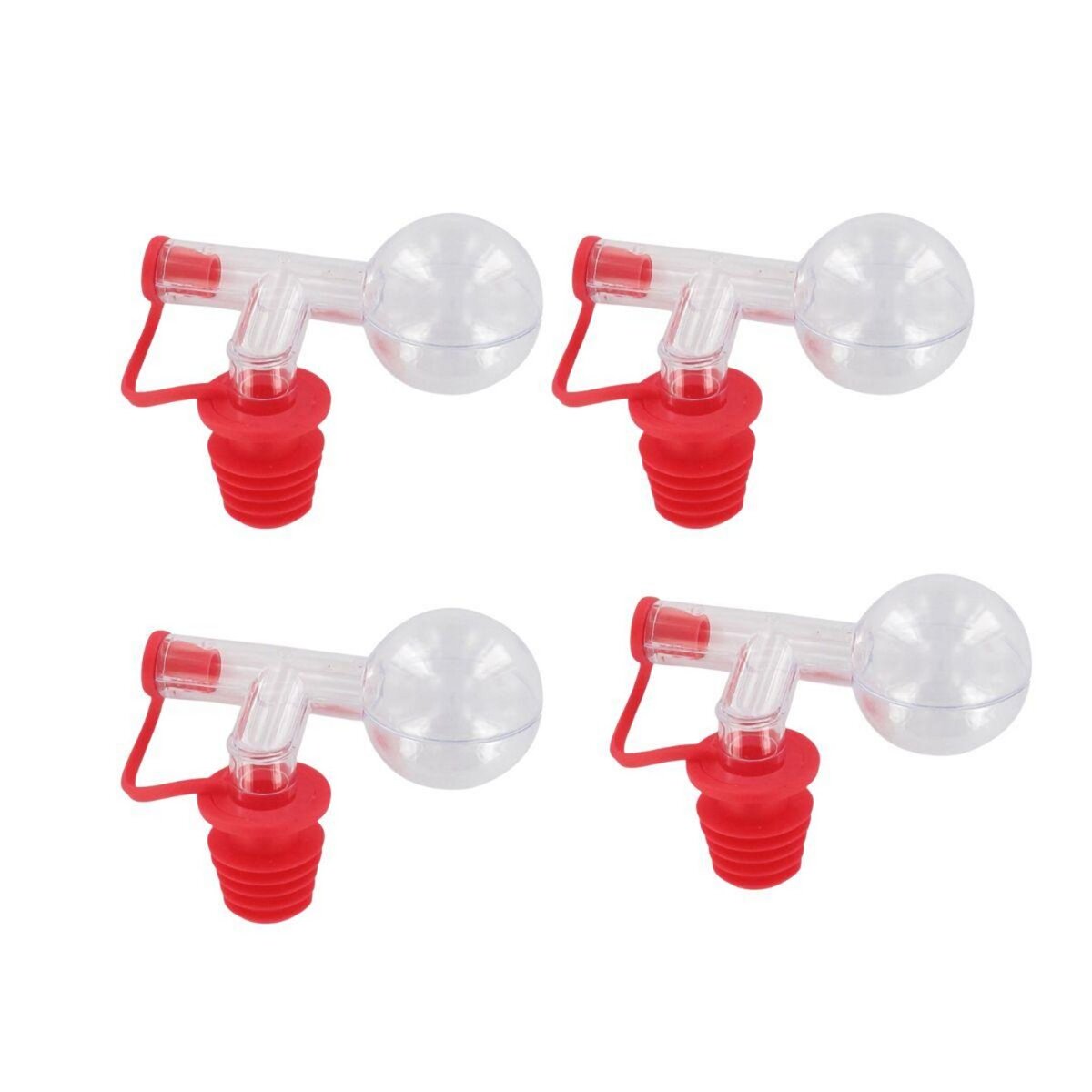 Fackelmann Lot de 4 bouchons doseurs boules 2,5 cl Fackelmann