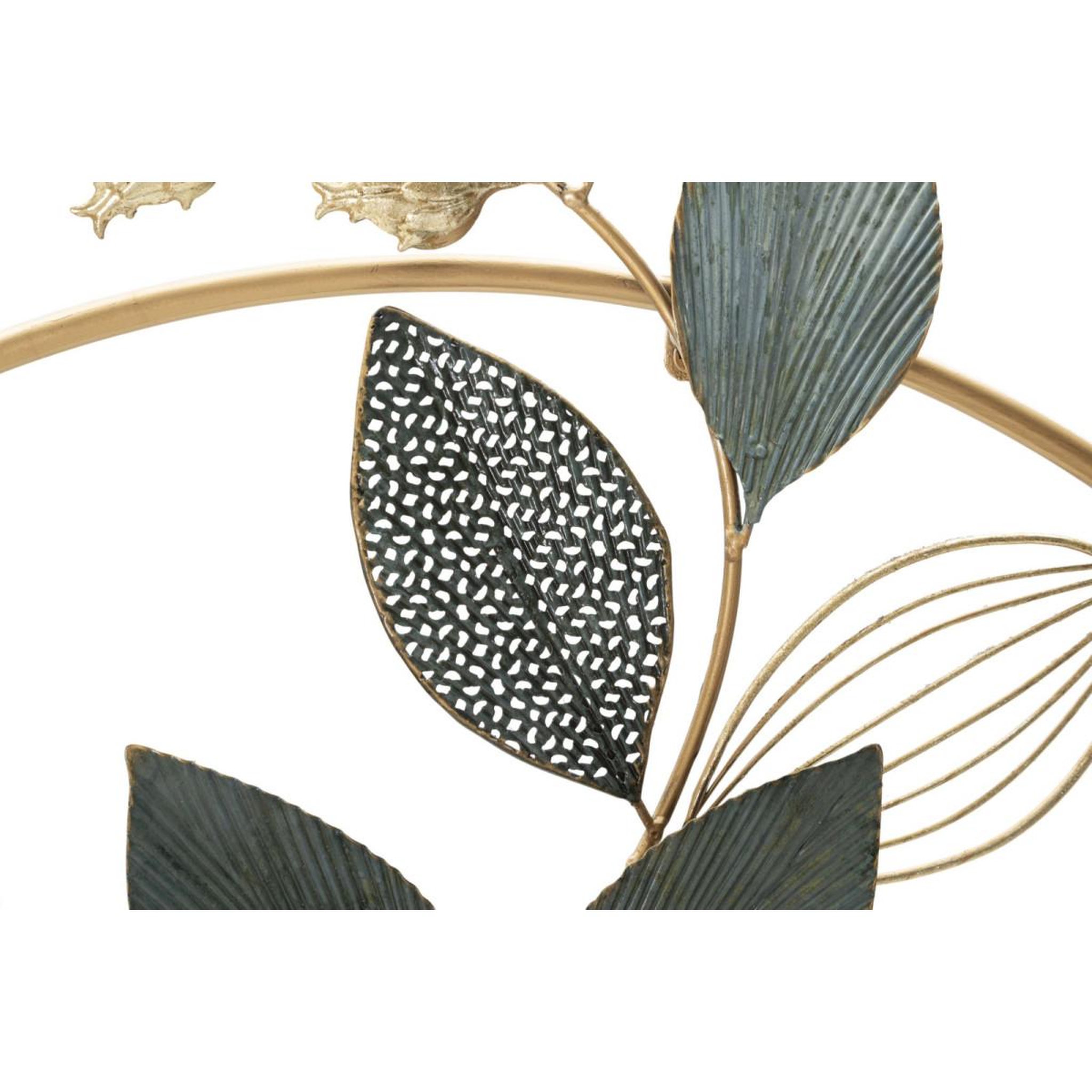 Voir la diapositive 4 : Paris Prix Décoration murale ronde en métal  gard  74cm multicolore