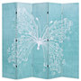 Voir la diapositive 1 : VIDAXL Cloison de separation pliable 200 x 170 cm Papillon Bleu