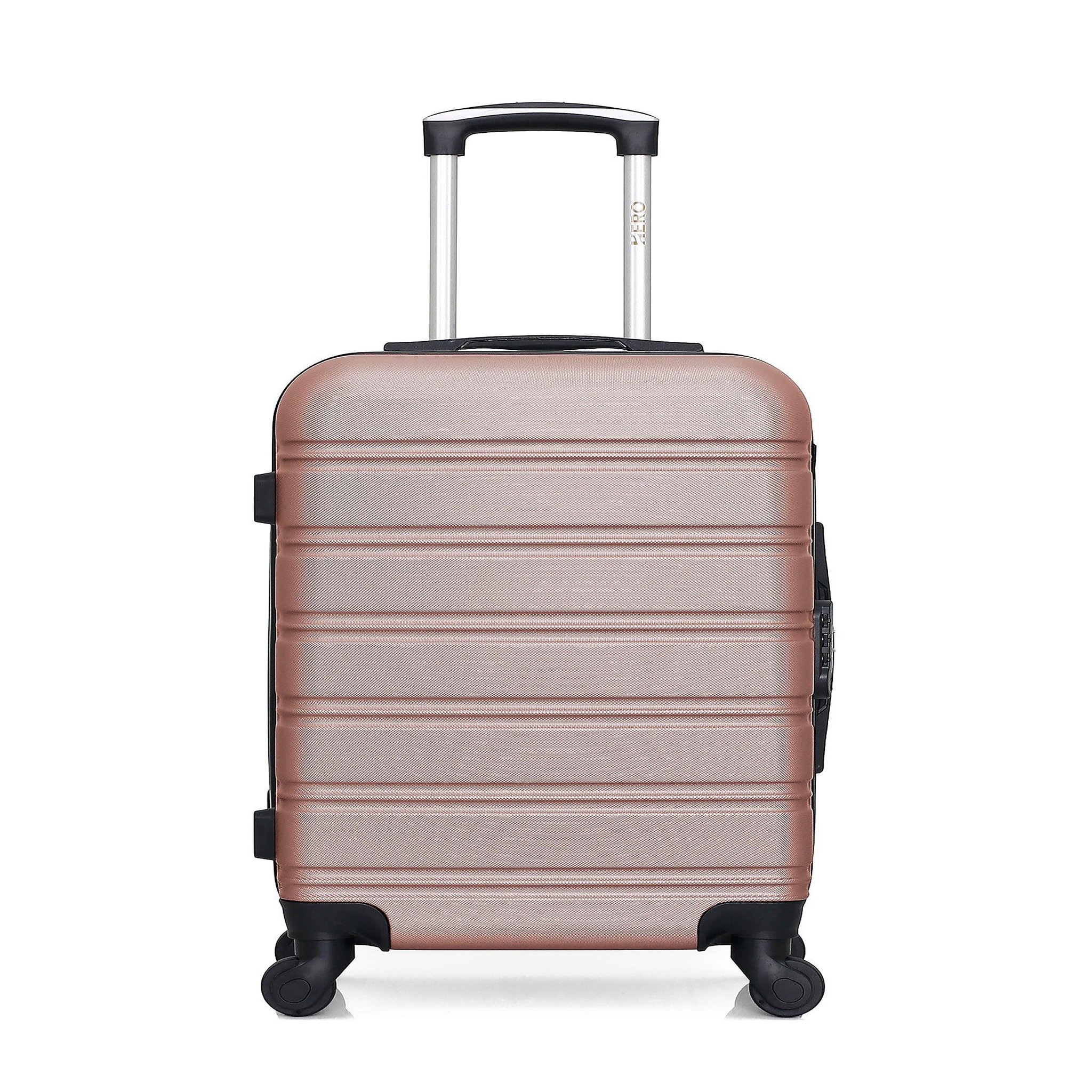 HERO Hero - valise cabine abs renoso  55 cm 4 roues. Coloris disponibles : Rose, Gris, Bleu, Beige