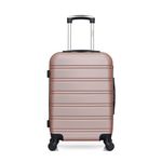 HERO HERO - Valise Cabine ABS RENOSO  55 cm 4 Roues. Coloris disponibles : Rose, Bleu, Gris, Beige, Noir