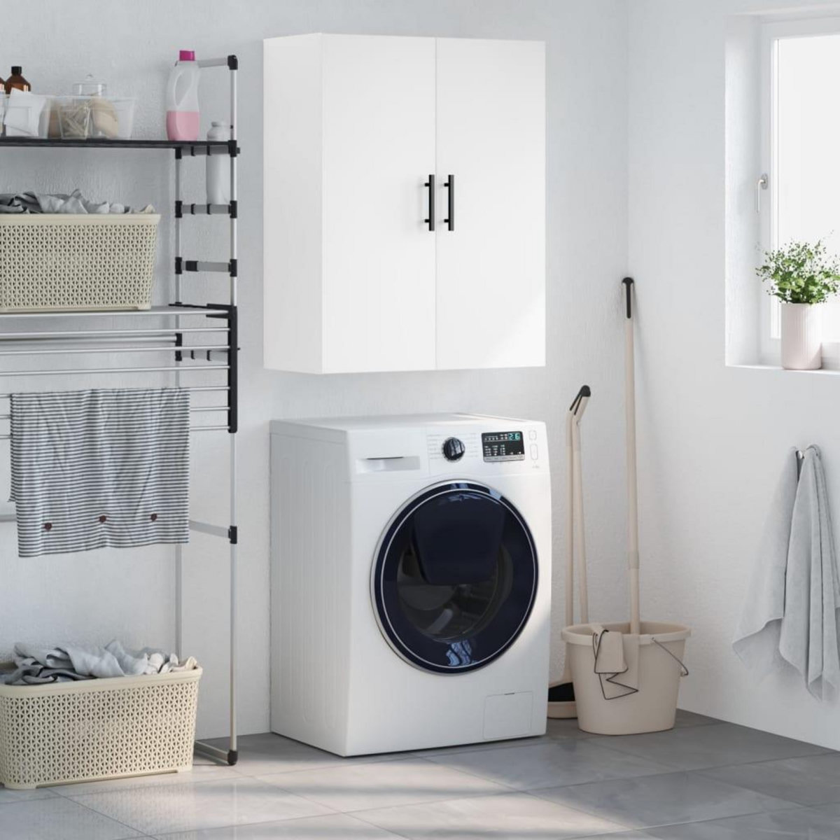 VIDAXL Armoire murale blanc 69,5x34x90 cm