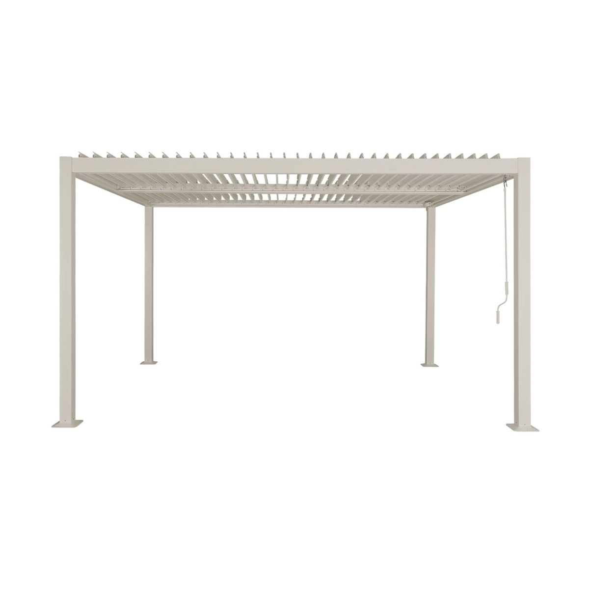 SWEEEK Pergola bioclimatique aluminium et acier lames orientables 4x3m Palace