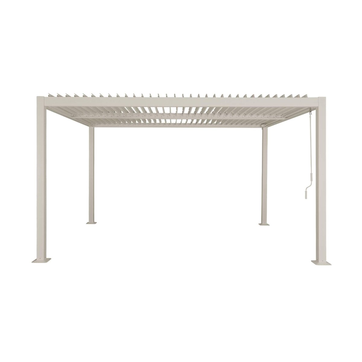 SWEEEK Pergola bioclimatique aluminium et acier lames orientables 4x3m Palace