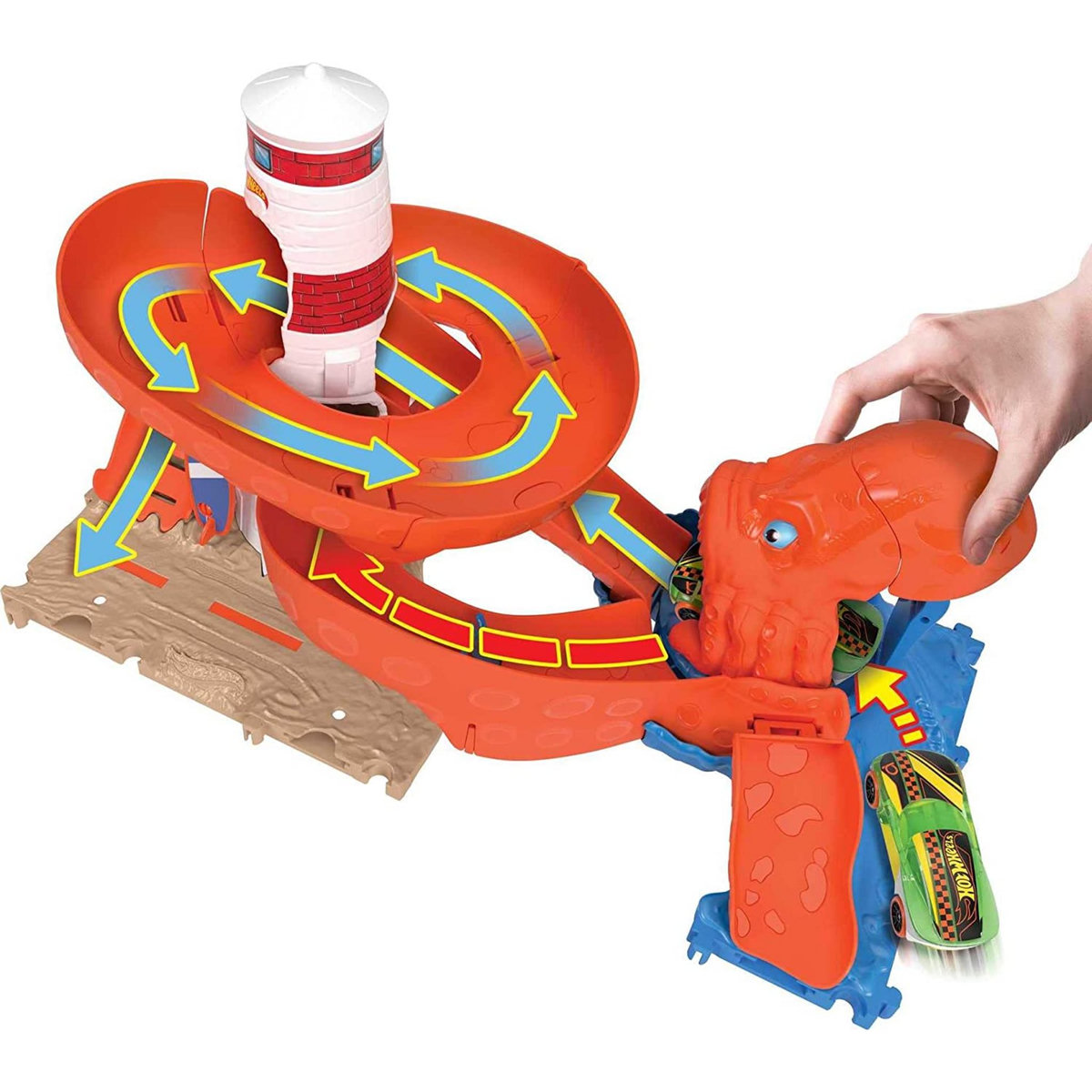 MATTEL Coffret Hot Wheels Piste Némésis Octopus