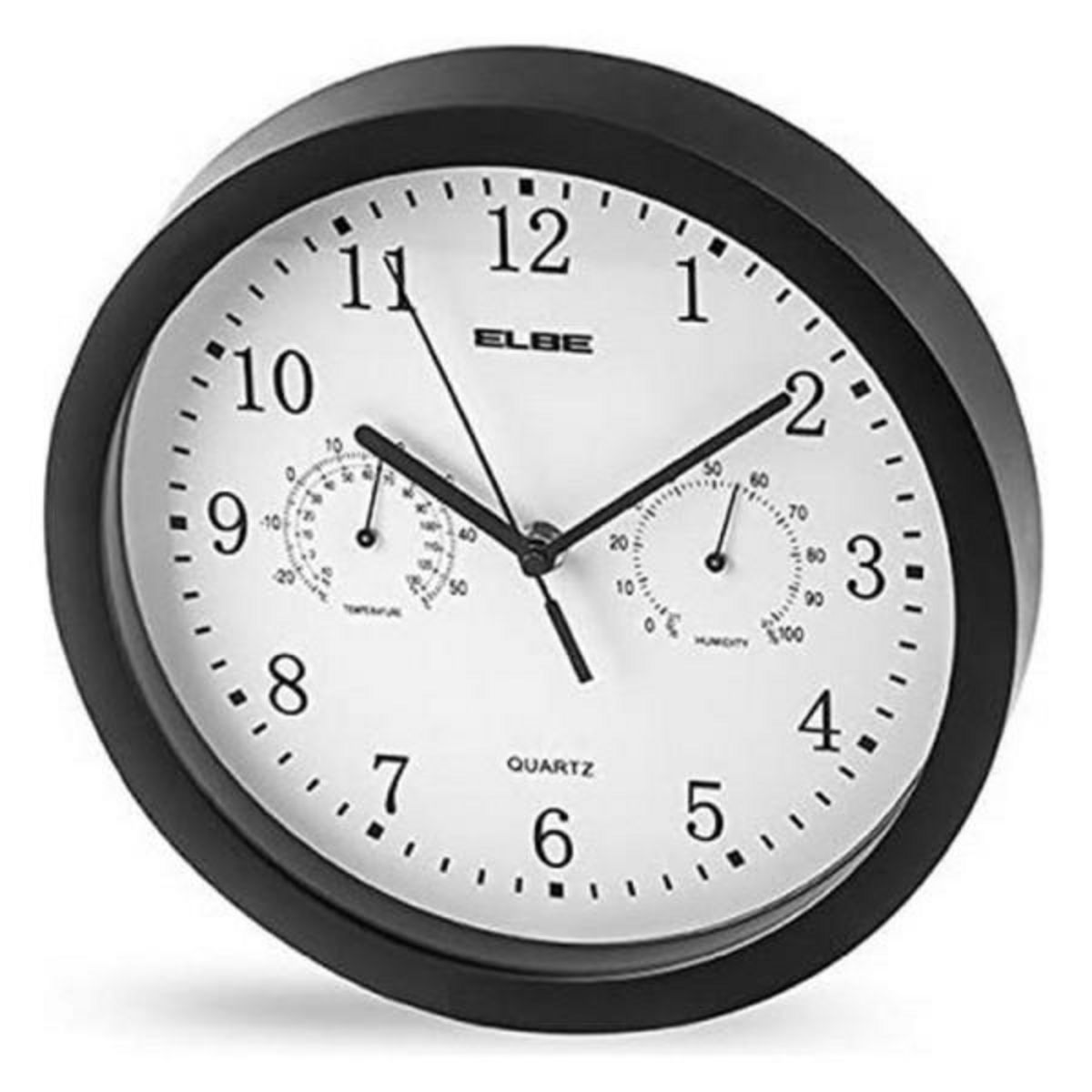 AAAAA Horloge Murale ELBE RP-1005-N Blanc/Noir