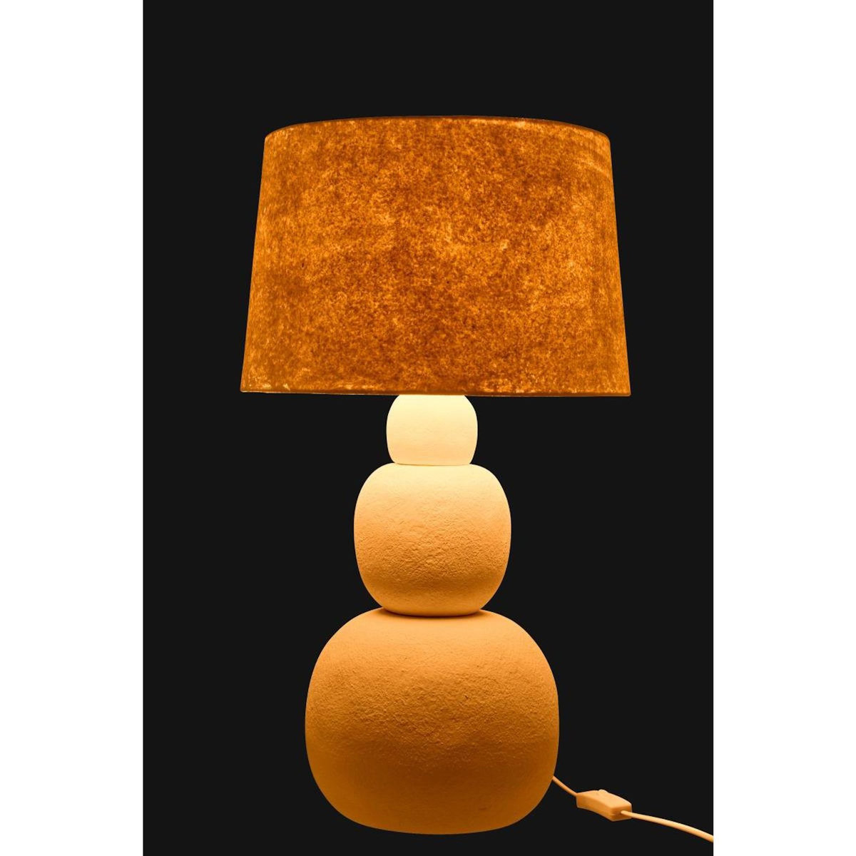 Paris Prix Lampe à Poser en Céramique  Renee  67cm Blanc