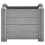 Voir la diapositive 3 : VIDAXL Lit sureleve de jardin PP Gris pierre 43x43x35 cm