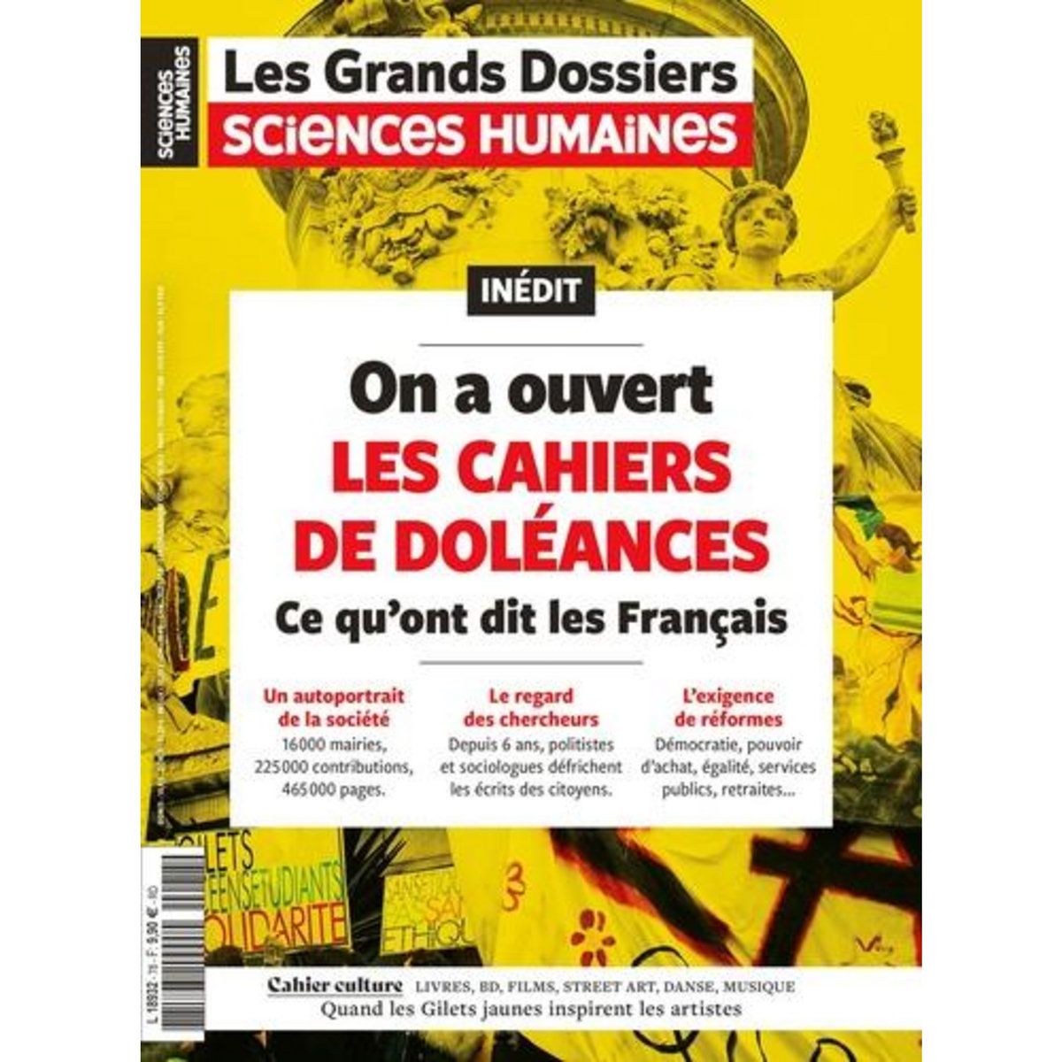 LES GRANDS DOSSIERS DES SCIENCES HUMAINES N° 78, MARS-AVRIL-MAI 2025 : ON A OUVERT LES CAHIERS DE DOLEANCES, Sciences humaines