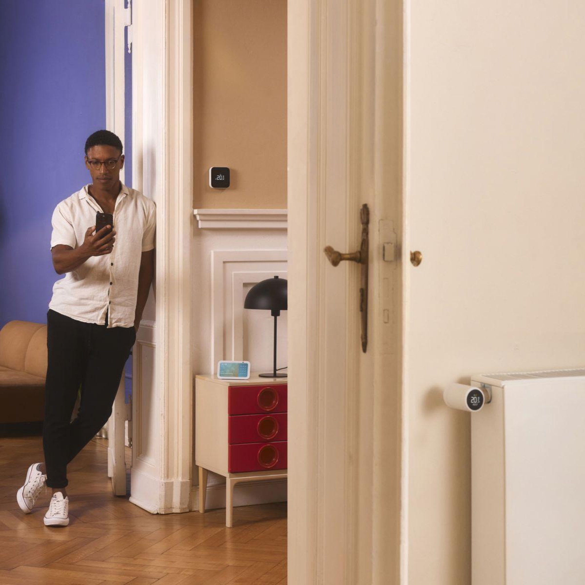 Voir la diapositive 4 : Tado Thermostat connecté Kit X filaire et 2 têtes X