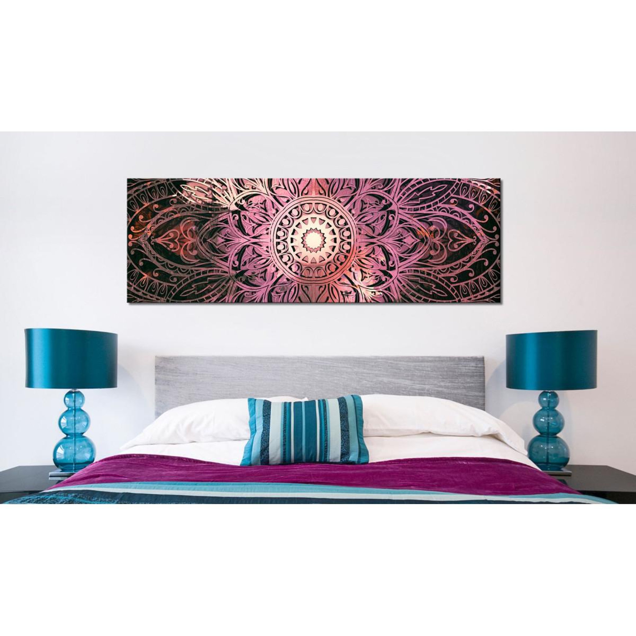 Voir la diapositive 2 : Paris Prix Tableau Imprimé  Ruby Mandala