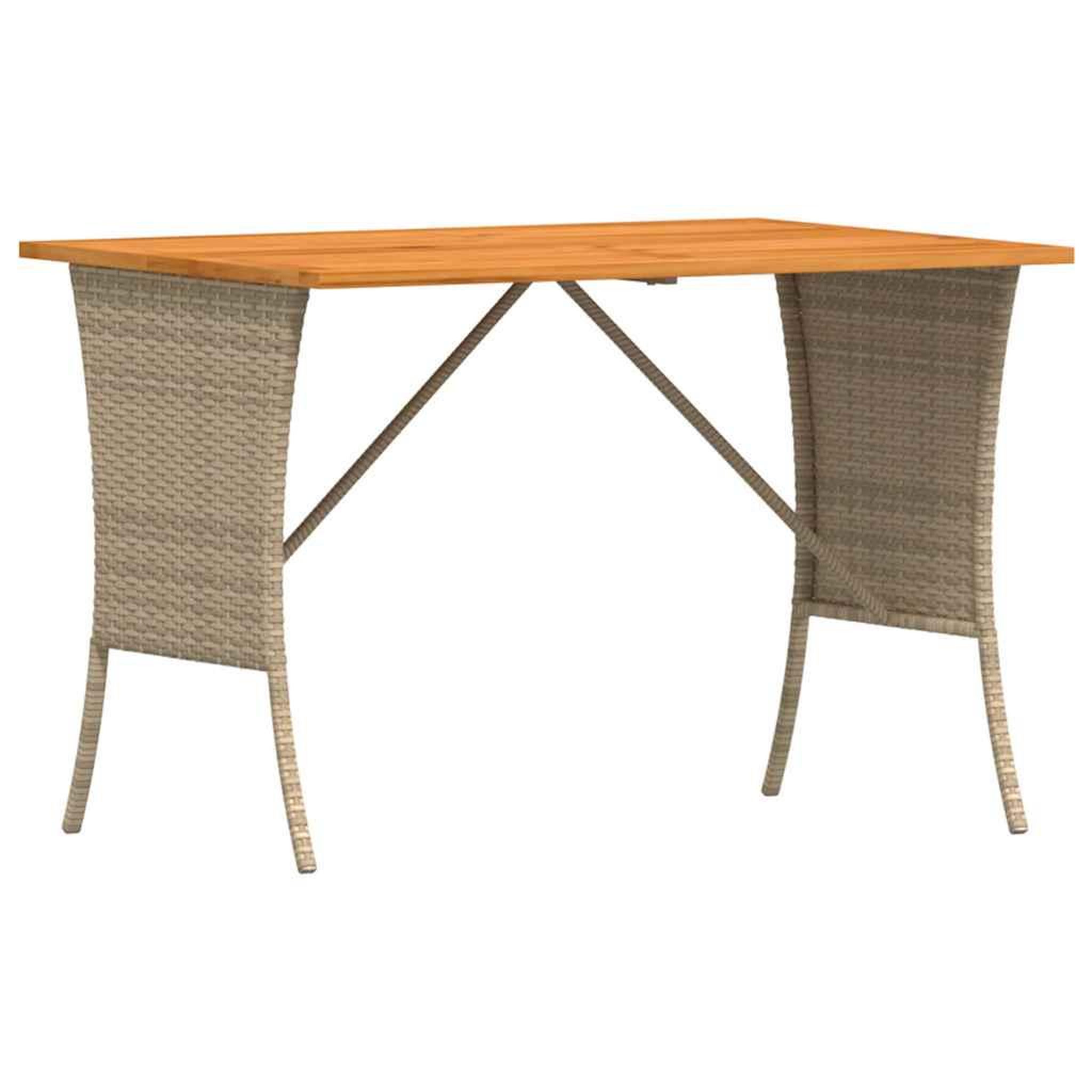 Voir la diapositive 5 : VIDAXL Ensemble a manger de jardin et coussins 3 pcs Beige poly rotin