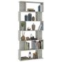 Voir la diapositive 3 : VIDAXL Bibliotheque/Separateur de piece Gris beton Bois d'ingenierie