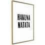Voir la diapositive 1 : Paris Prix Affiche Murale Encadrée  Hakuna Matata