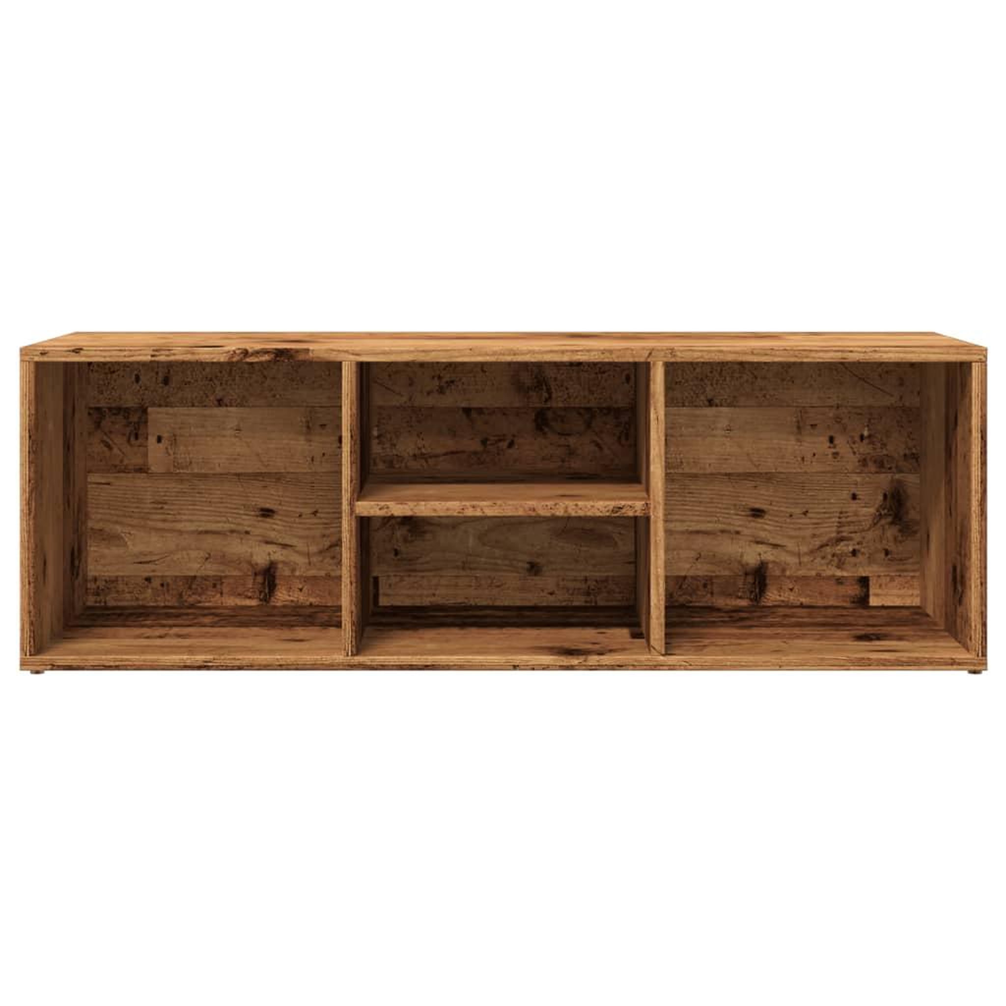 Voir la diapositive 4 : VIDAXL Banc de rangement a chaussures vieux bois 105x35x35 cm