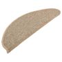 Voir la diapositive 3 : VIDAXL Tapis d'escalier auto-adhesifs 15 pcs Beige fonce 65x21x4 cm