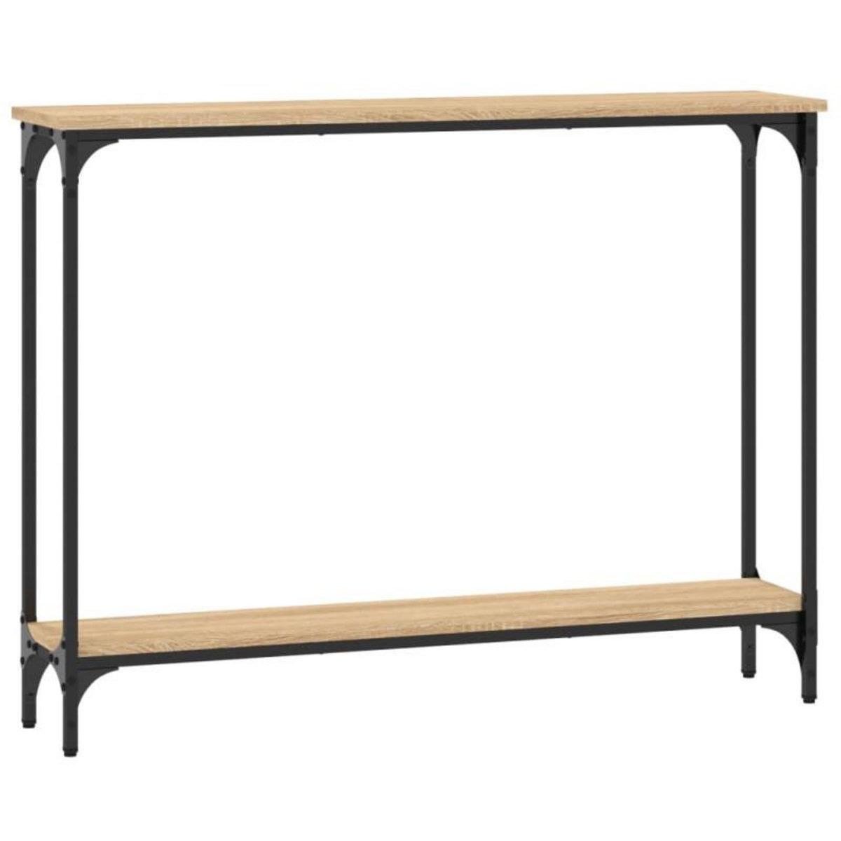 VIDAXL Table console chêne sonoma 100x22,5x75 cm bois d ingénierie