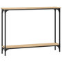 Voir la diapositive 6 : VIDAXL Table console chêne sonoma 100x22,5x75 cm bois d ingénierie