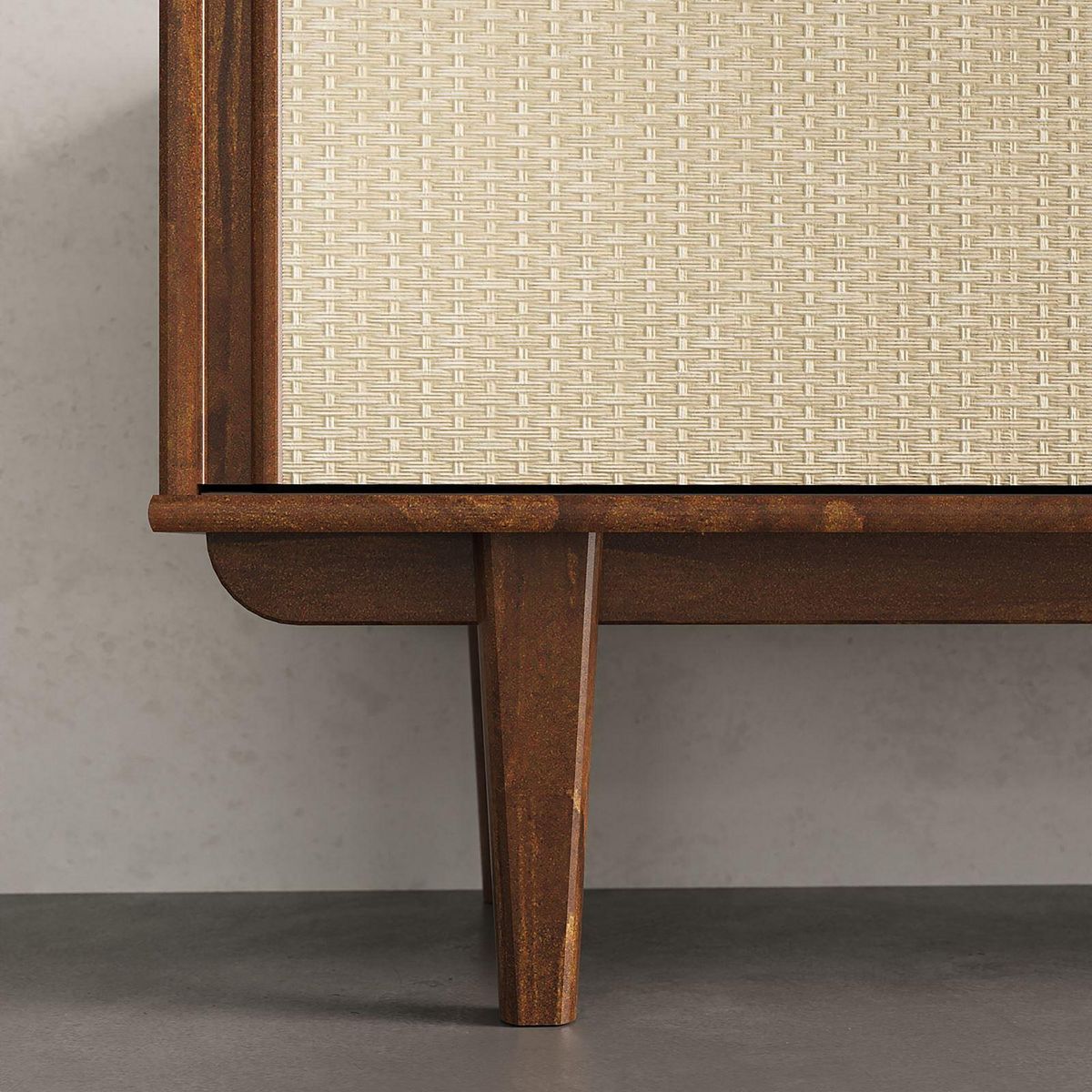 IDIMEX Meuble TV SIMONA L 175 cm en bois massif