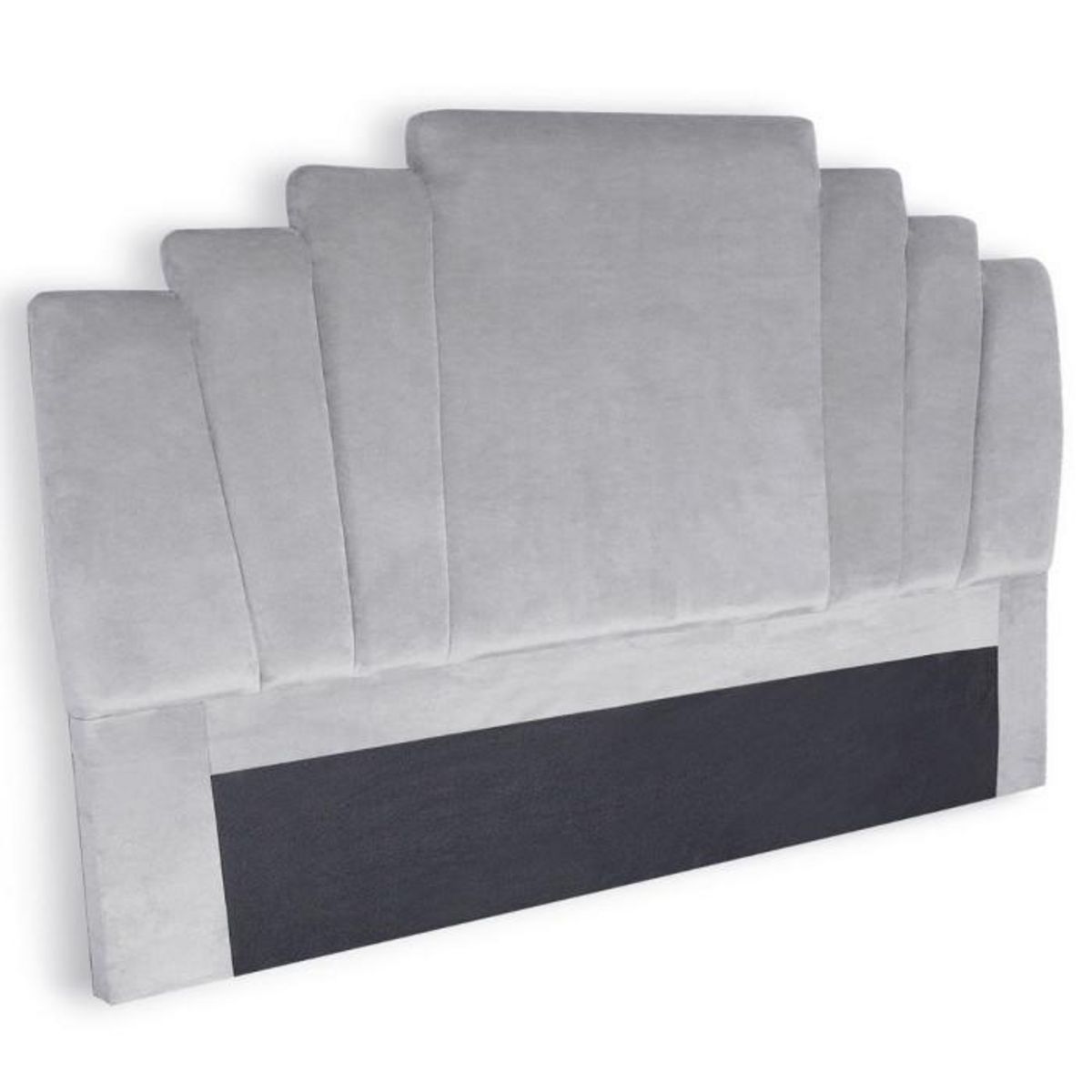 Paris Prix Tête de Lit en Velours  Renaya  180cm Argent