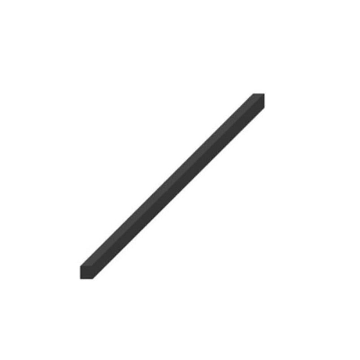 ESPACE-BRICOLAGE Bande caoutchouc spongieux epdm croûté 4 faces noir 10x10mm longueur 1m