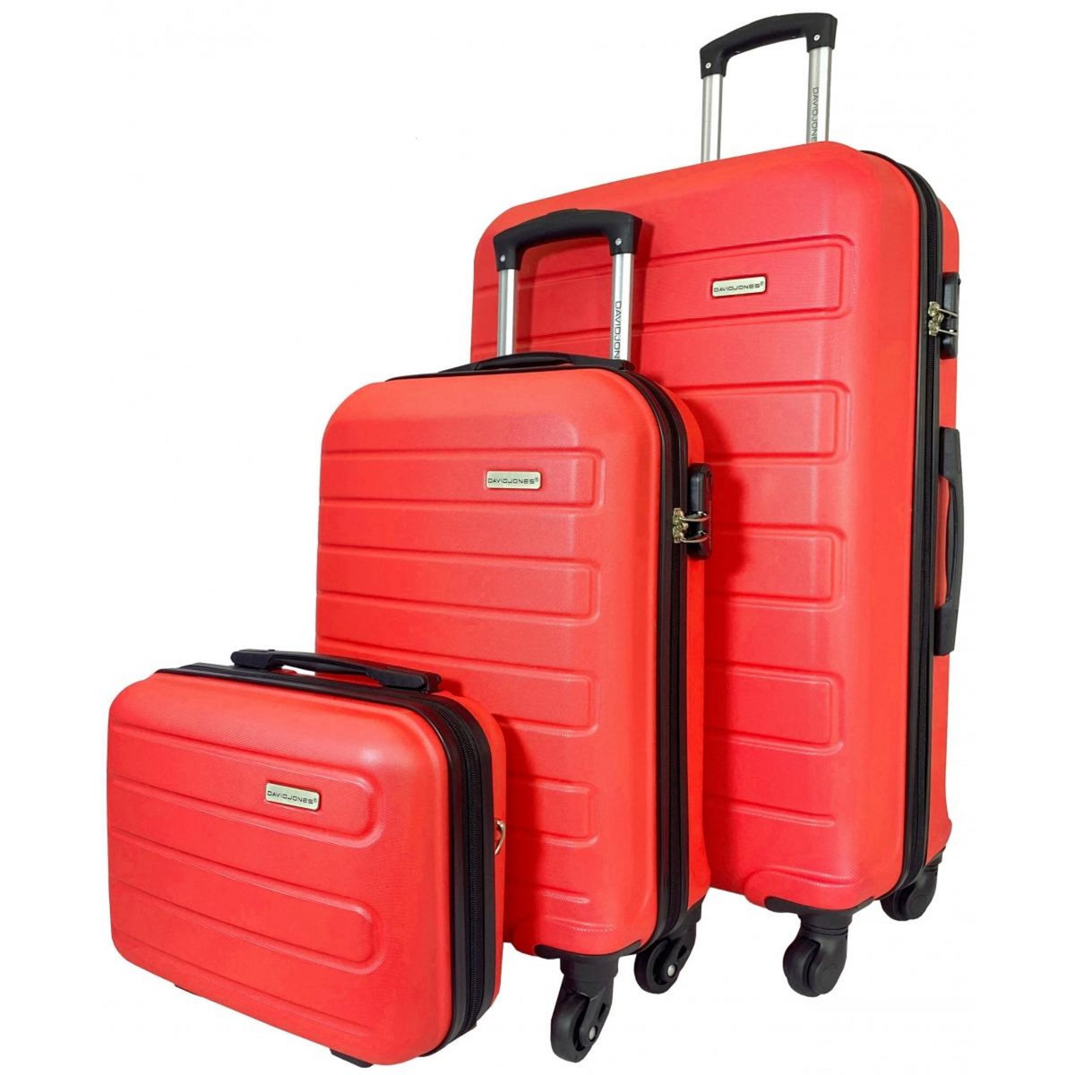 David Jones Lot 2 valises cabine et soute et vanity rigides